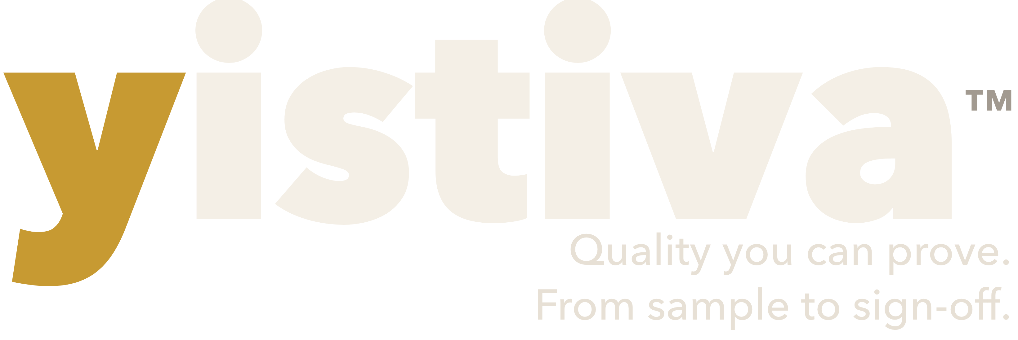 yistiva — Quality you can prove. From sample to sign-off.
